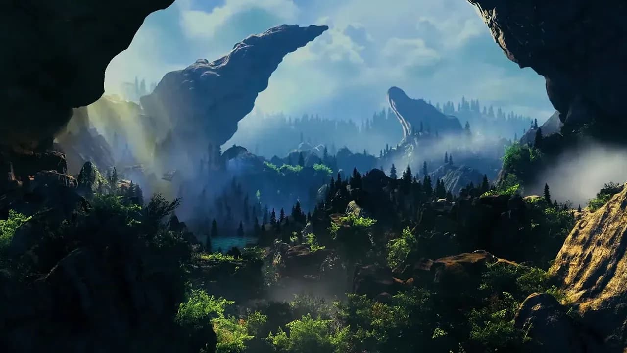 Расколотая битвой синева небес ОВА screenshot 1