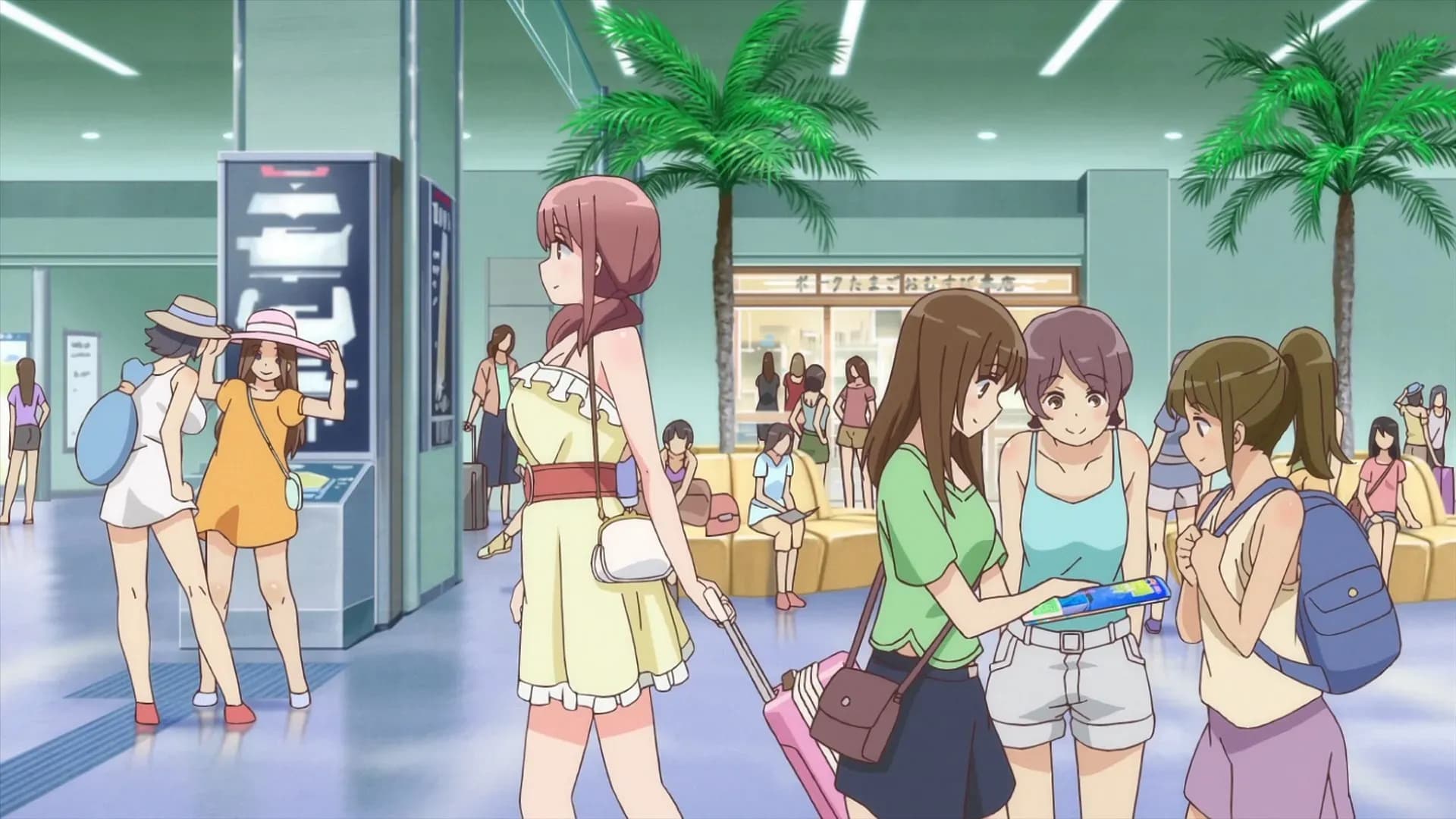 Харука и Каната принимают подачу screenshot 1